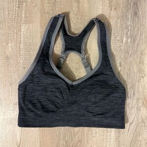 Gray Sports Bra